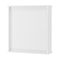 Alaterre Furniture Derby 27"W x 29"H Wall Mounted Bath Storage Cabinet with Glass Cabinet Doors ANDE76WH - alternate 2